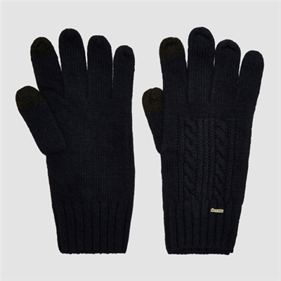 Dubarry Ladies Tory Knitted Gloves - Navy